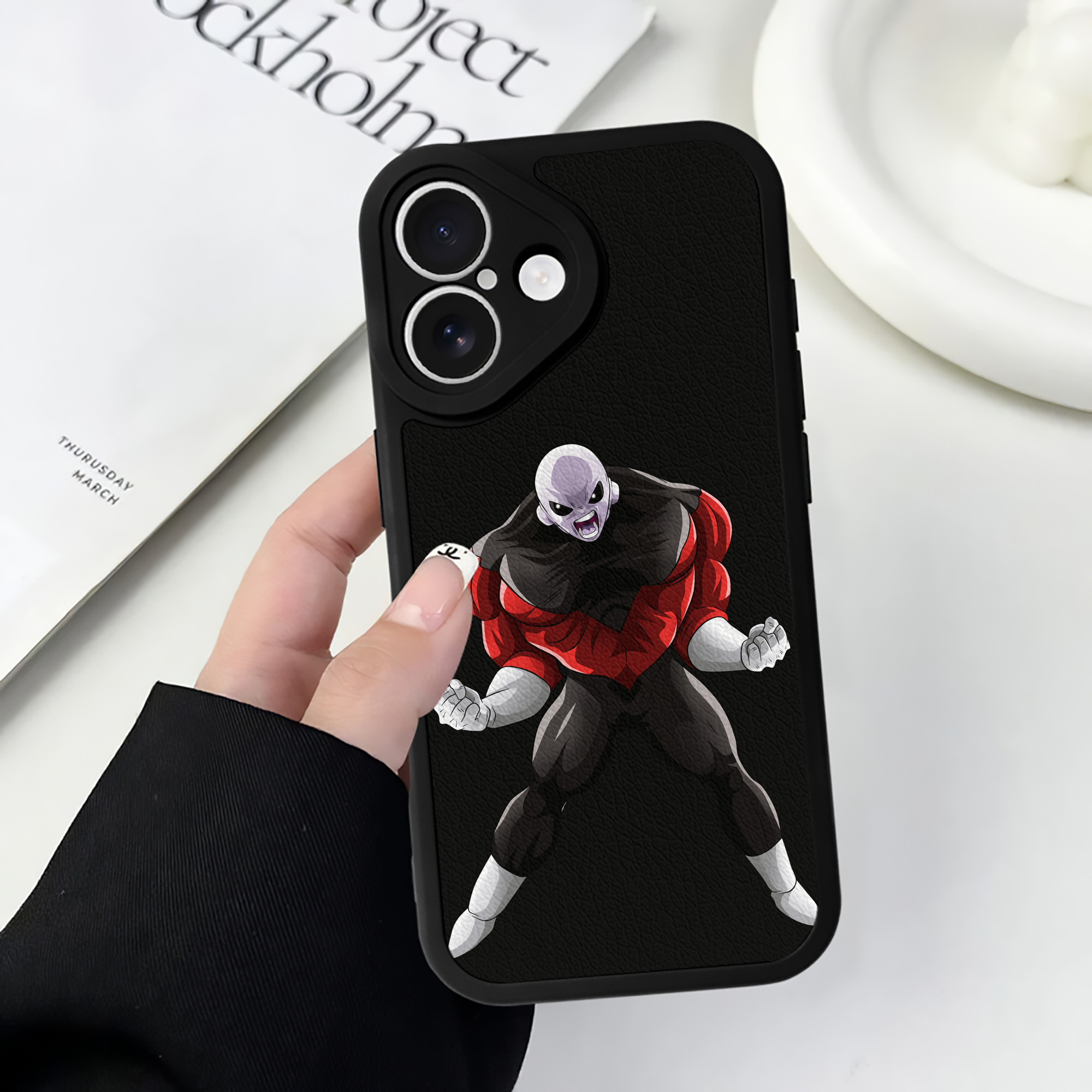 （画像用） ドラゴンボール DRAGON BALL 【iPhone 16シリーズ対応】シリコンスマホケース（レザー調） 材質：シリコン